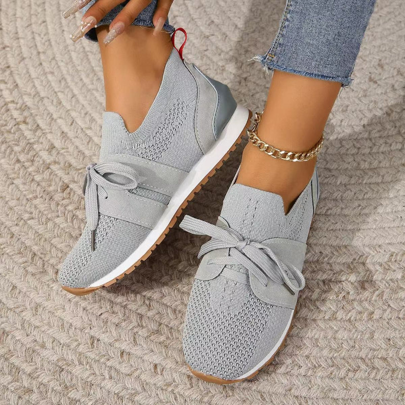Tiffany- Orthopädische Damen Sneaker Grau