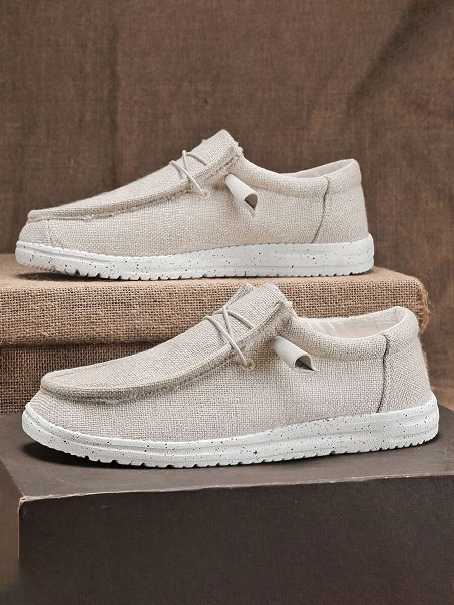 Till – Herren Segeltuch Schuhe Slip-On Atmungsaktiv Frühling Herbst 2
