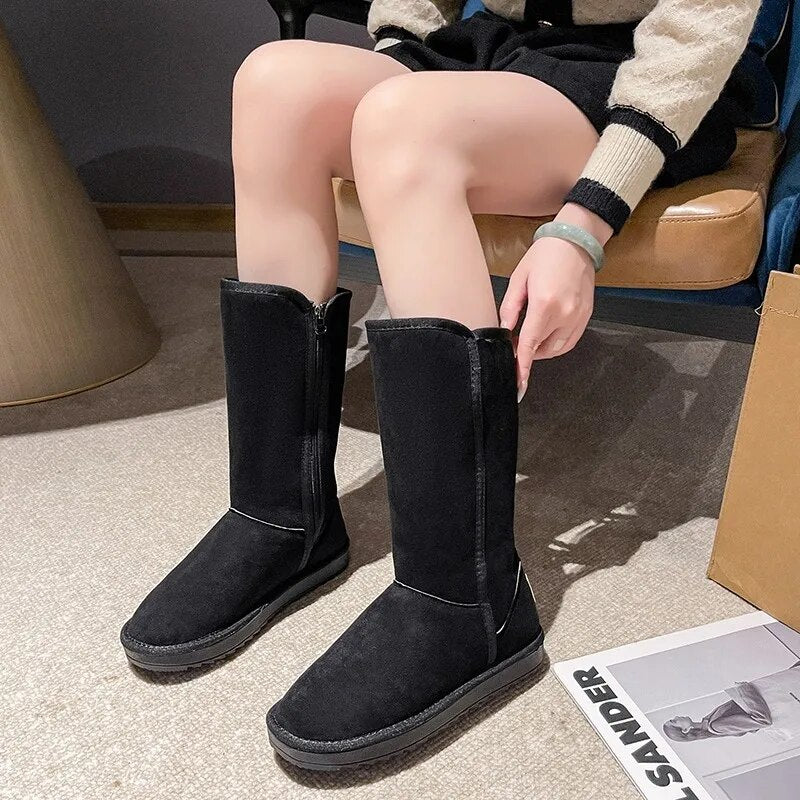 Emmett – Bequeme Plüsch-Ankle Boots für Damen