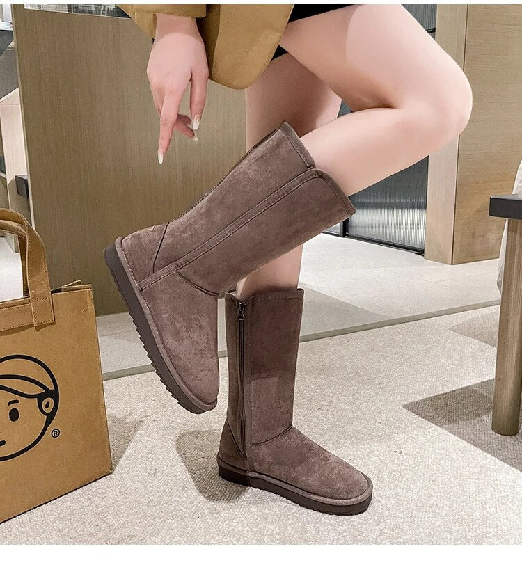 Emmett – Bequeme Plüsch-Ankle Boots für Damen