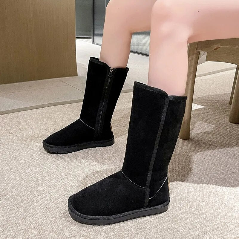 Emmett – Bequeme Plüsch-Ankle Boots für Damen
