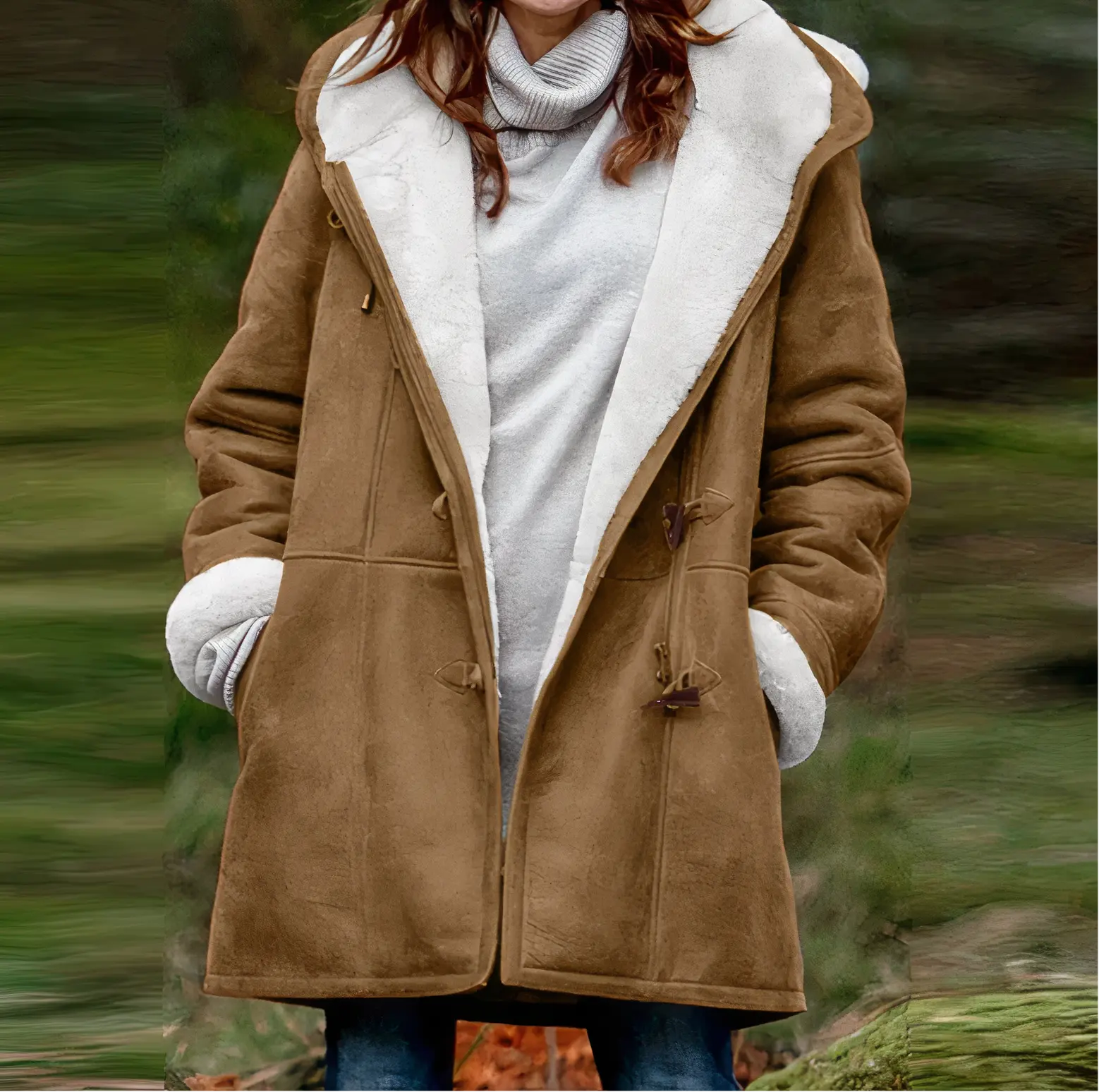 Sabrina - Winterjacke Warm Kuschelig Stylisch Elegant