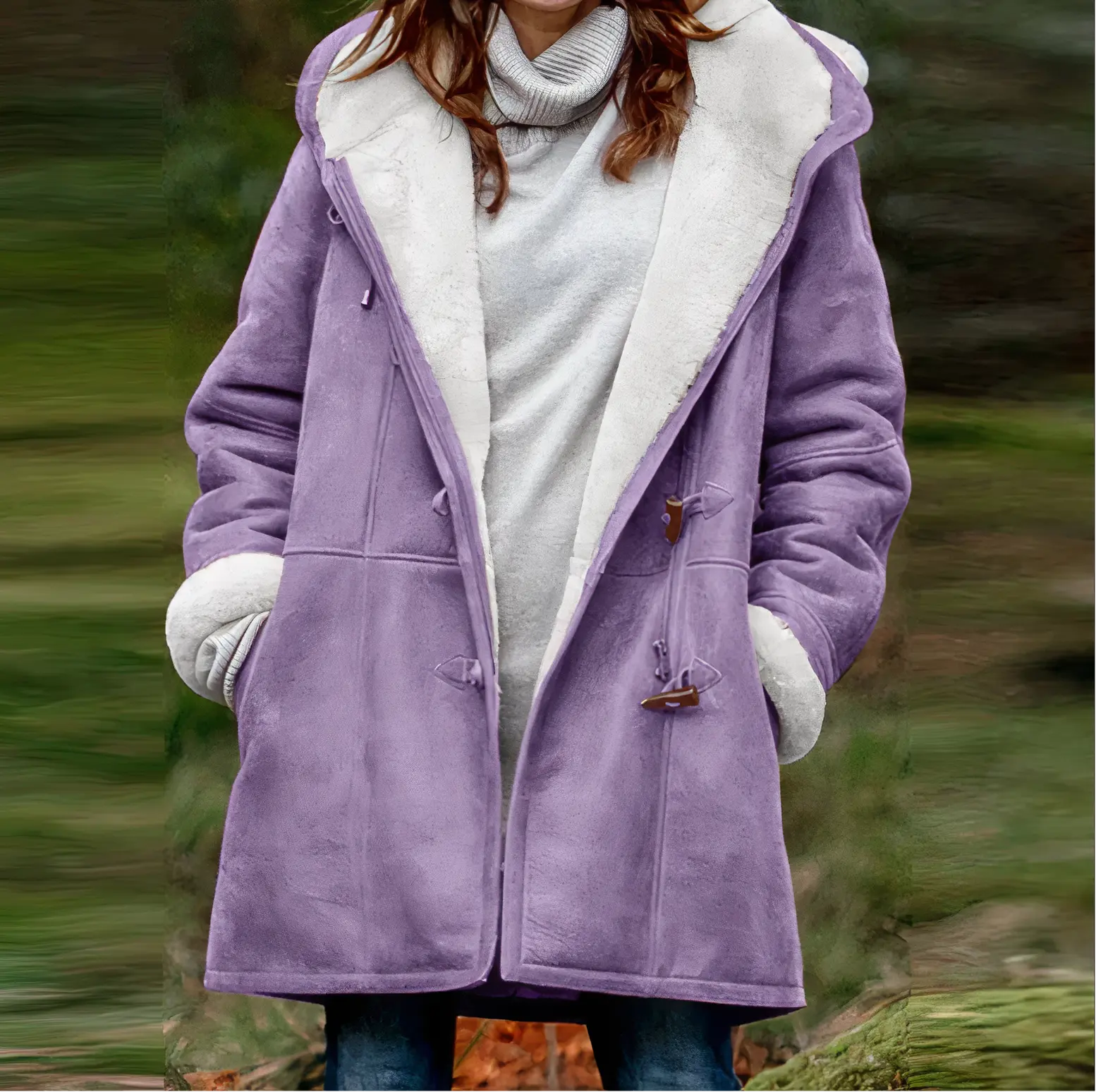 Sabrina - Winterjacke Warm Kuschelig Stylisch Elegant