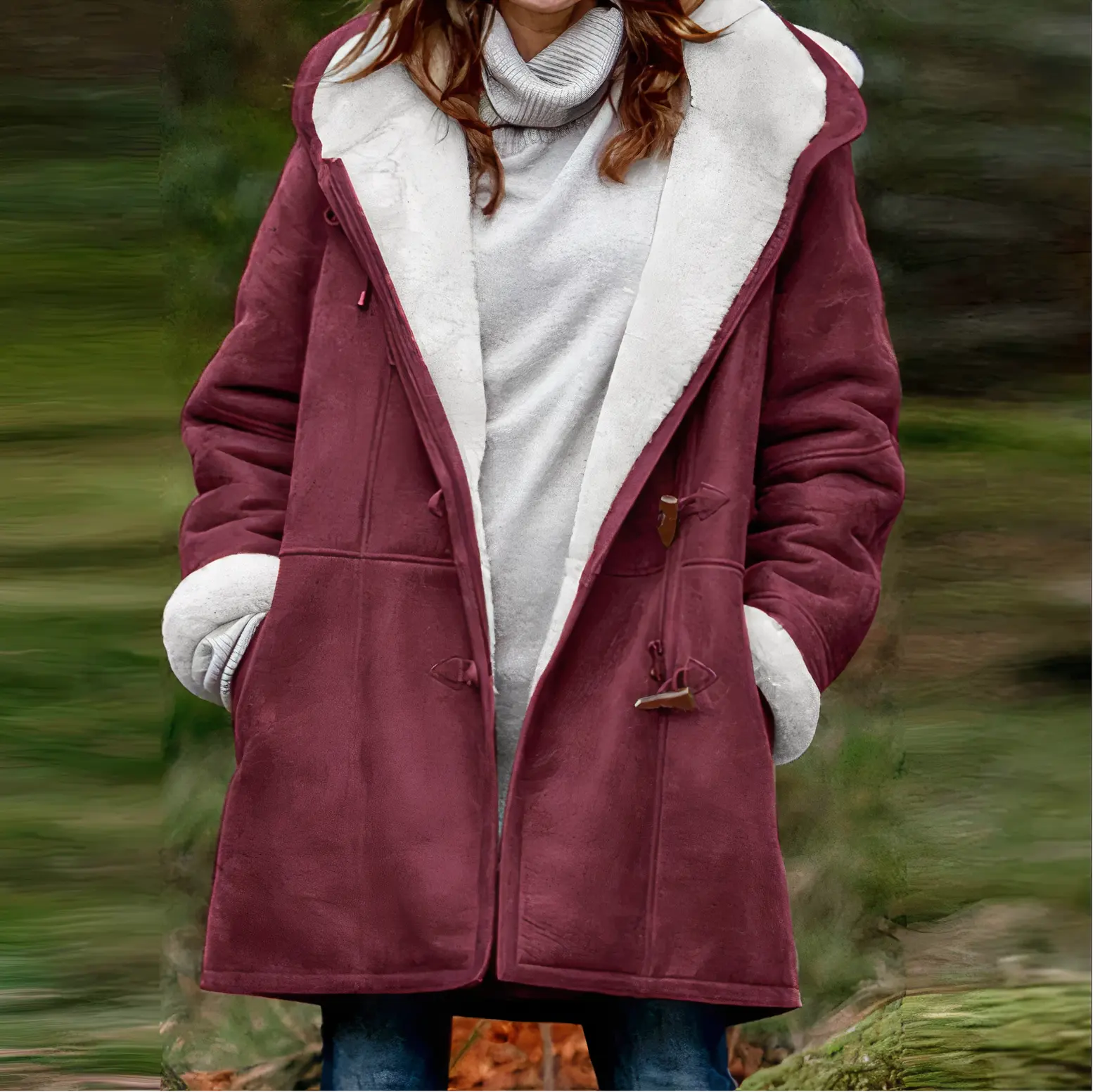 Sabrina - Winterjacke Warm Kuschelig Stylisch Elegant