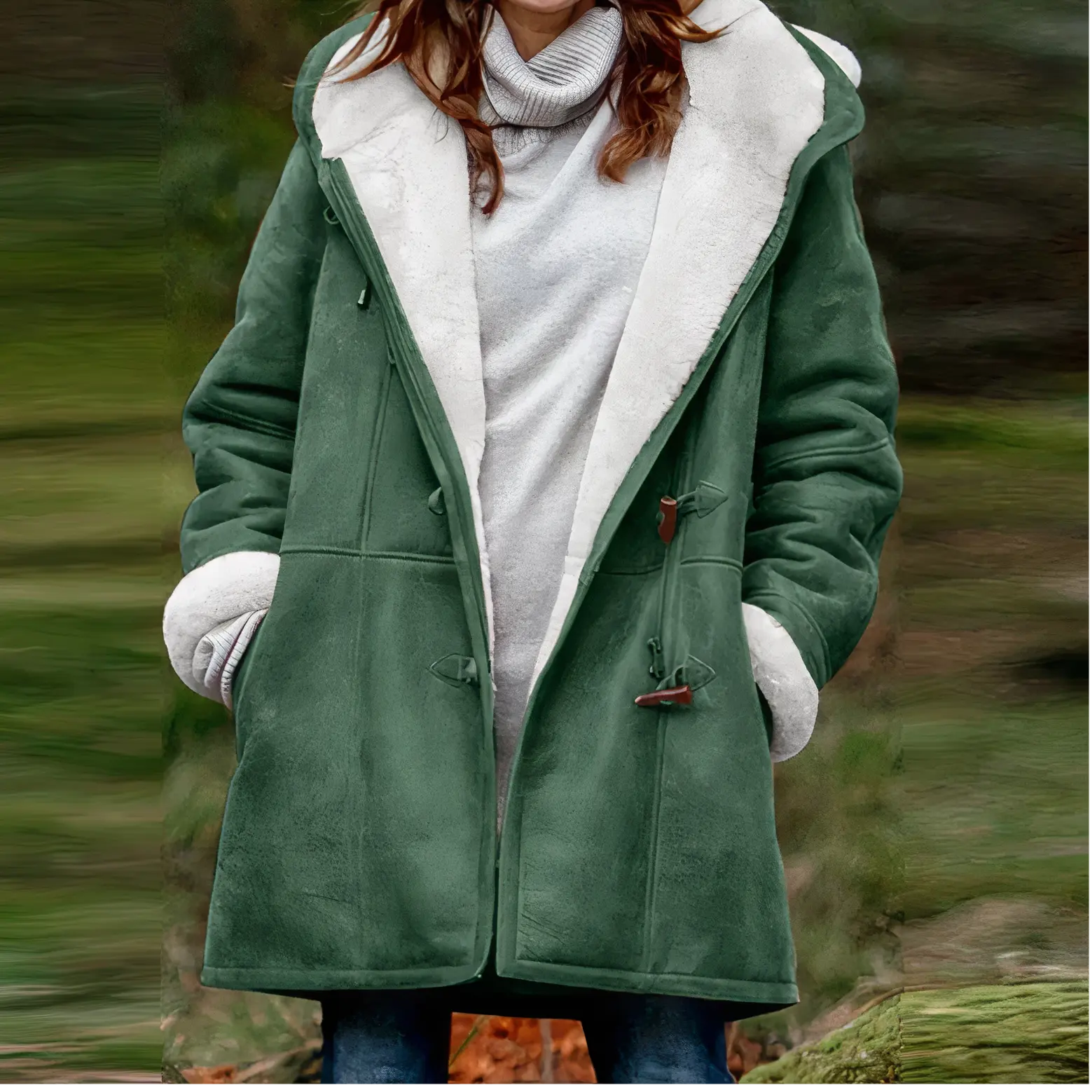 Sabrina - Winterjacke Warm Kuschelig Stylisch Elegant