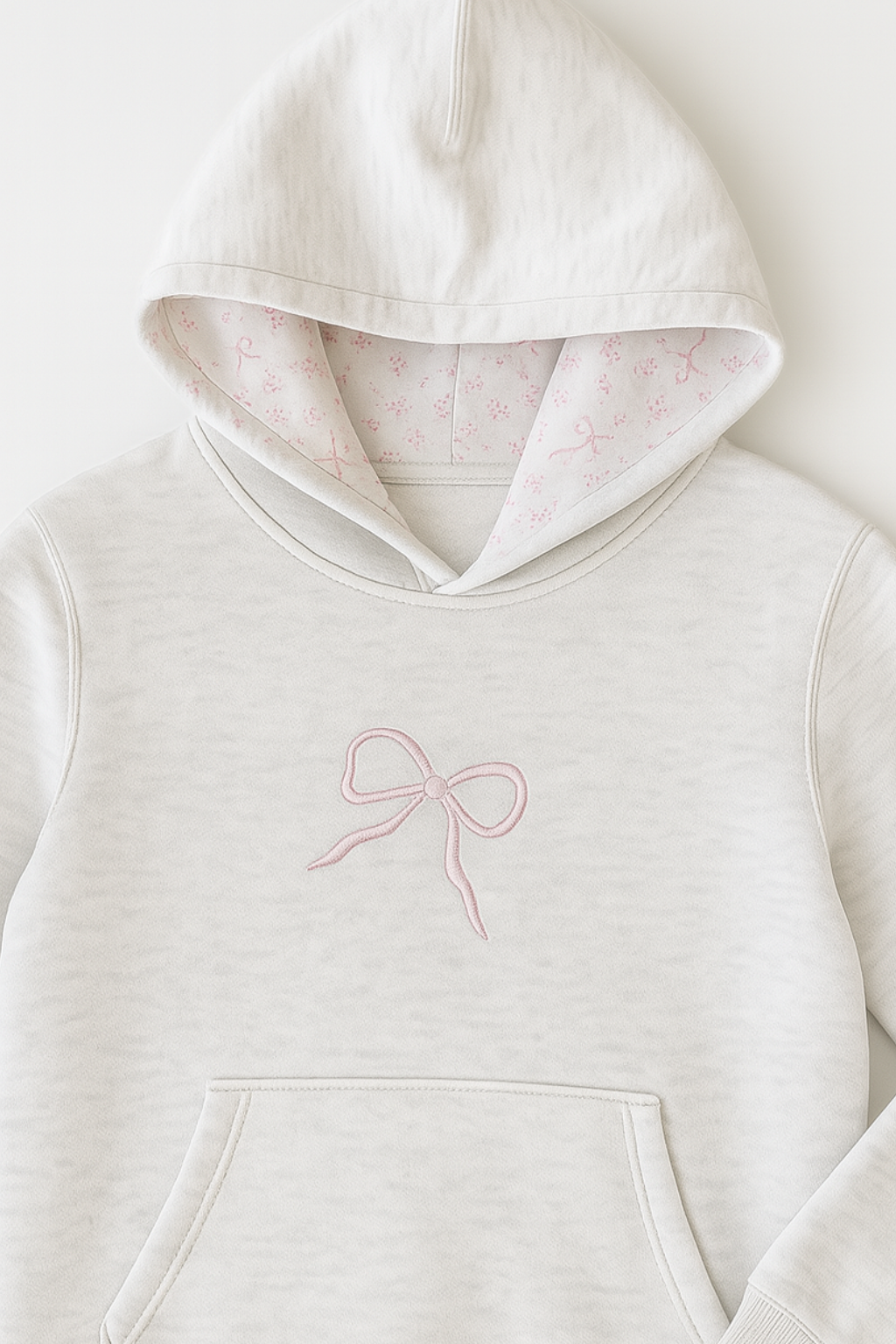 Kapuzenpullover mit Schleife