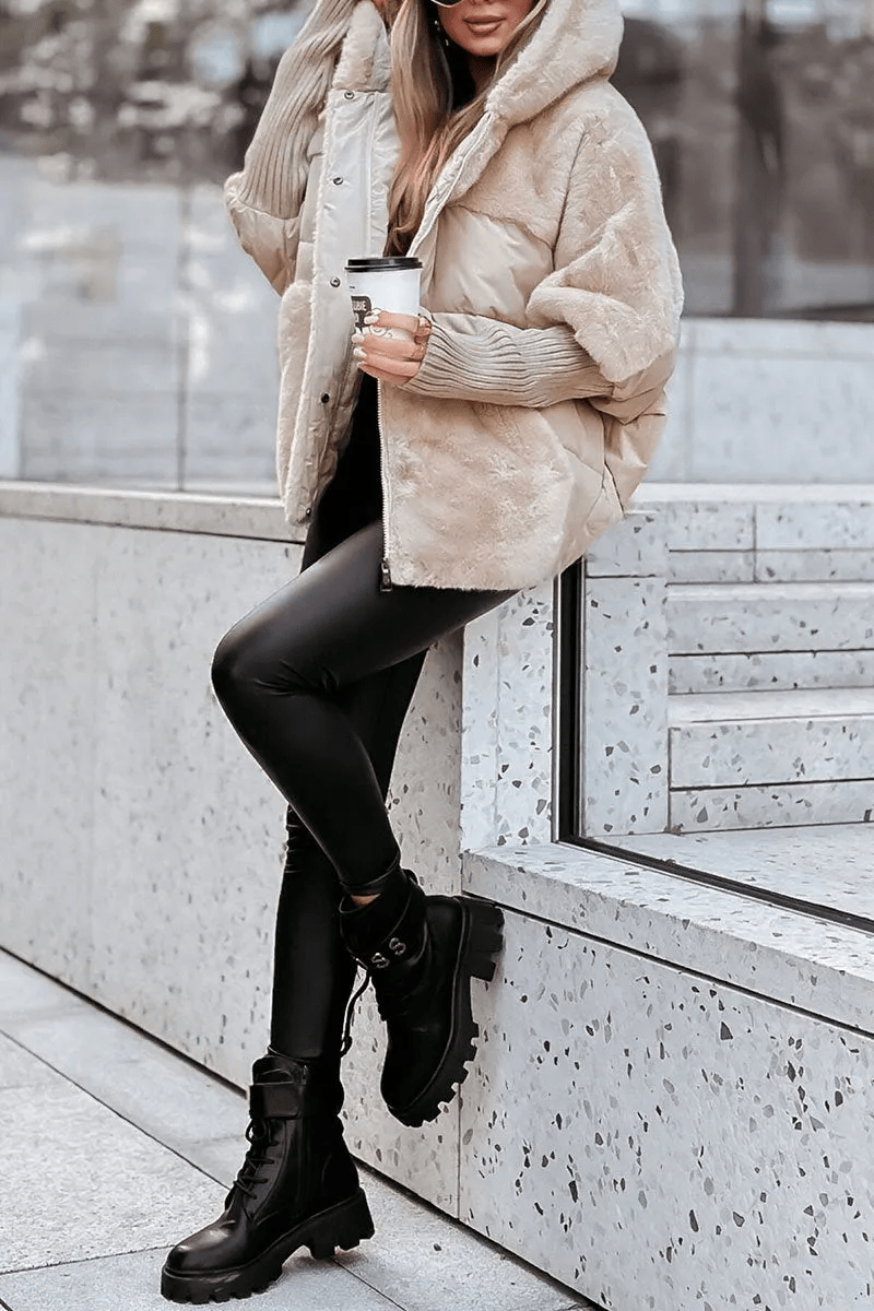 Claudia – Modische Winterjacke Mit Kapuze