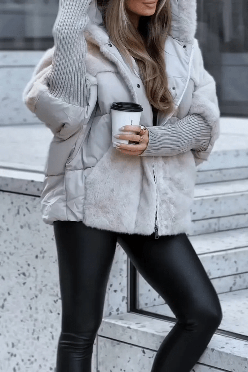Claudia – Modische Winterjacke Mit Kapuze