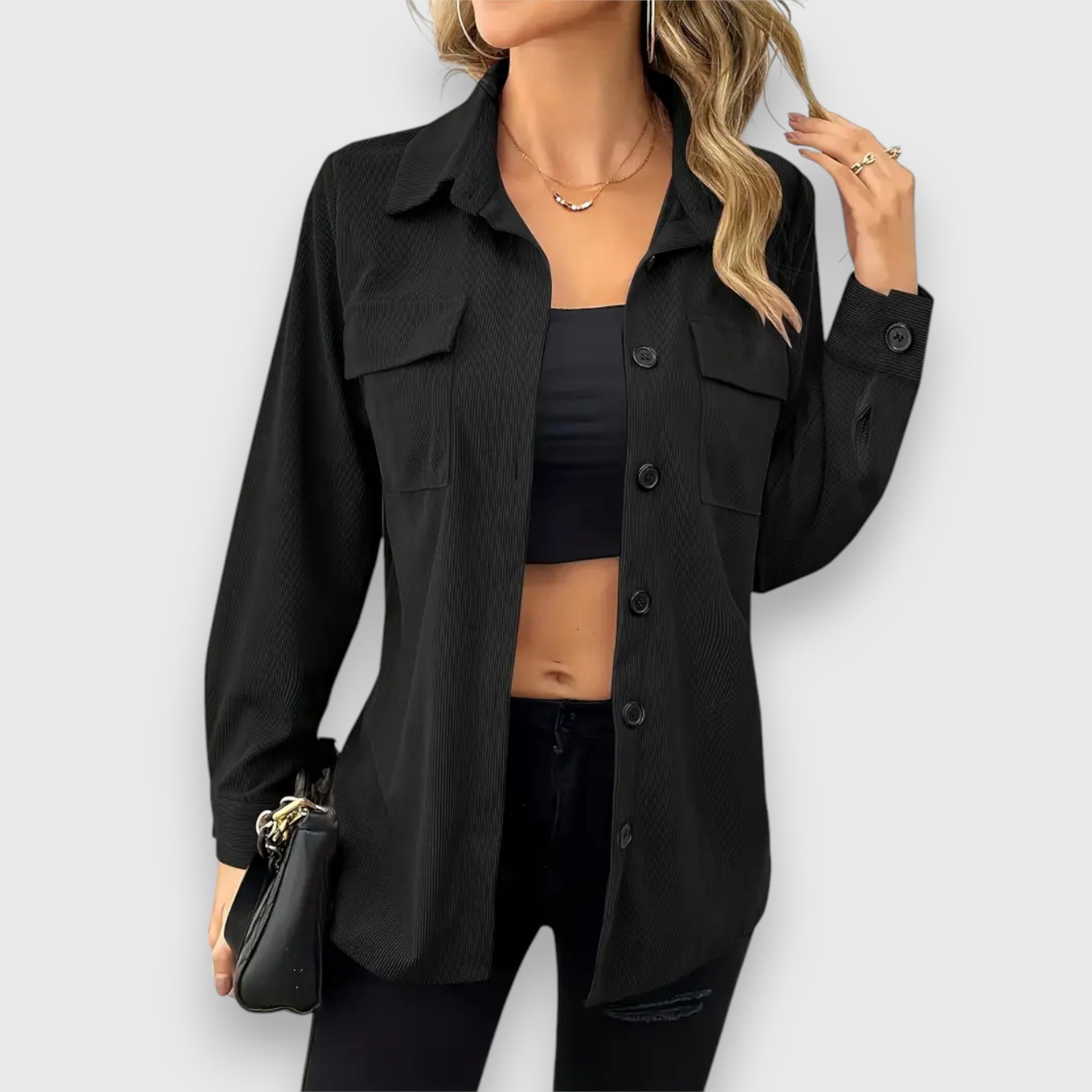 Orlanda – Trendige Hemdjacke für jede Jahreszeit