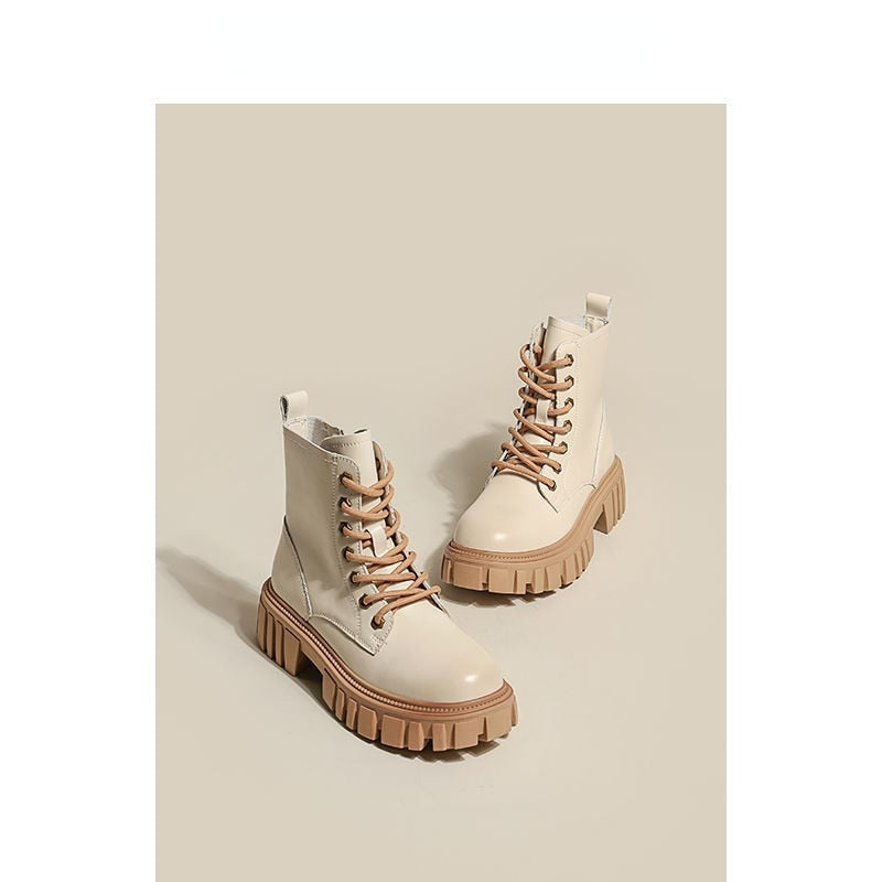 Hedda – Herbstliche Plateaustiefel Damen Elegant & Modern