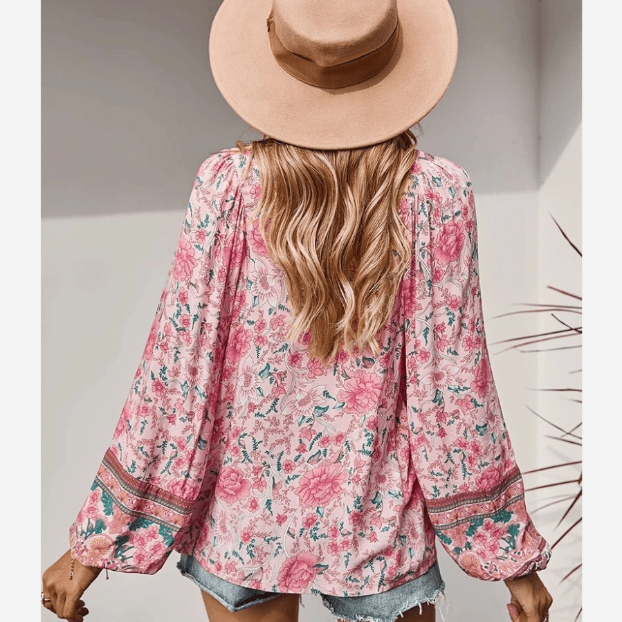 Braelyn - Schicke Blumenbluse