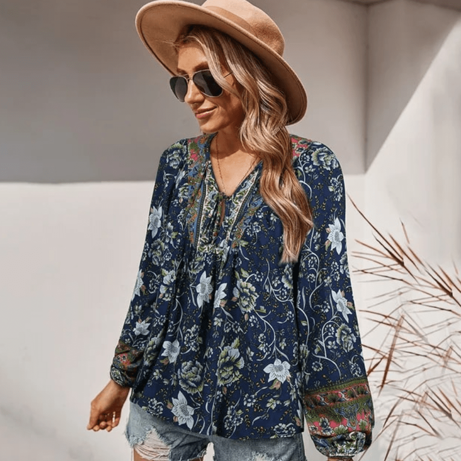 Braelyn - Schicke Blumenbluse