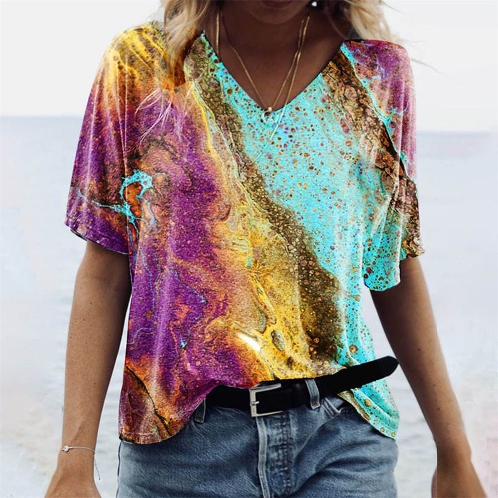 Regina - Originelles Damen-T-Shirt im Boho-Stil