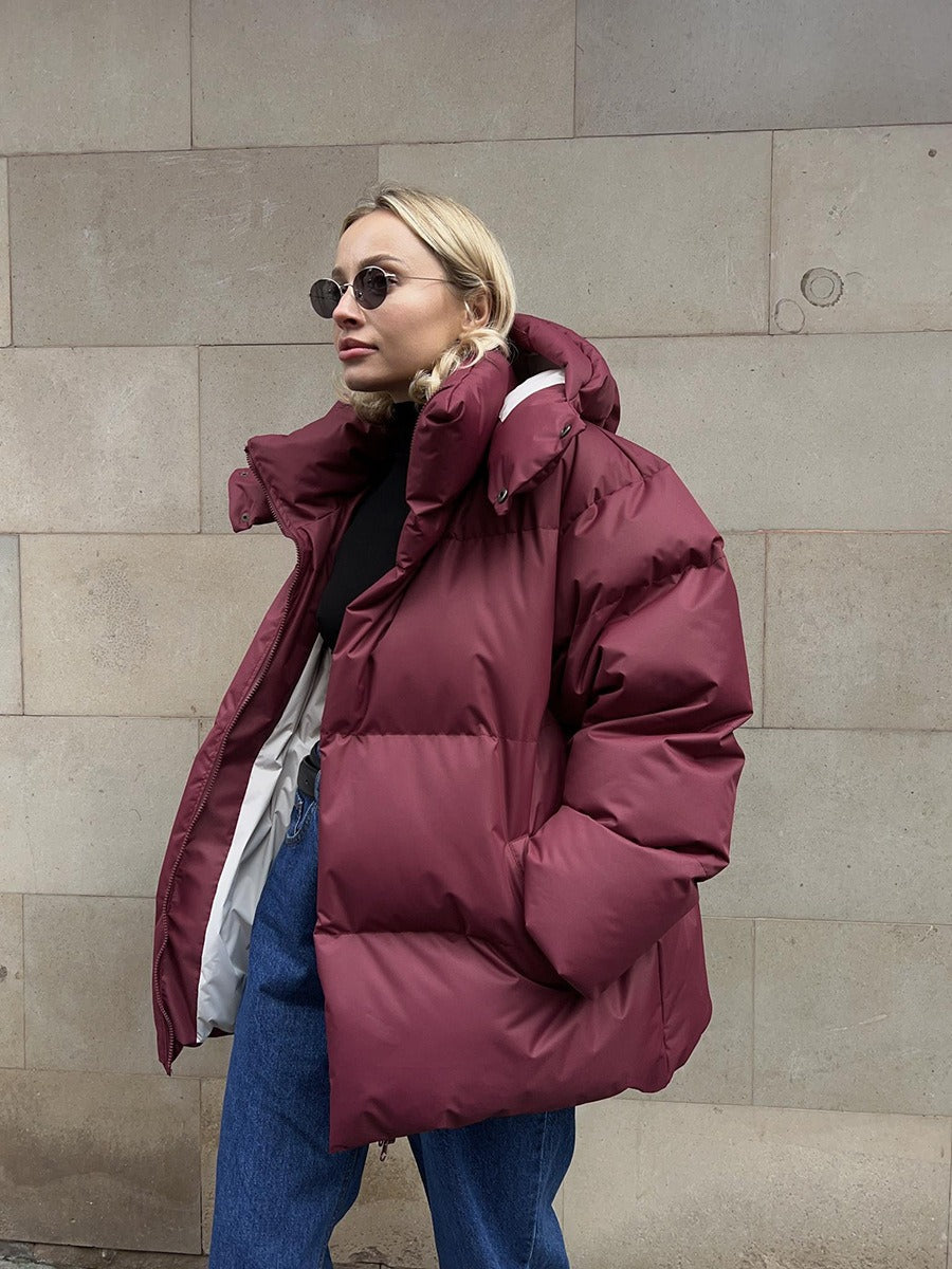 Jayleen - Kuscheliger wattierter Wintermantel