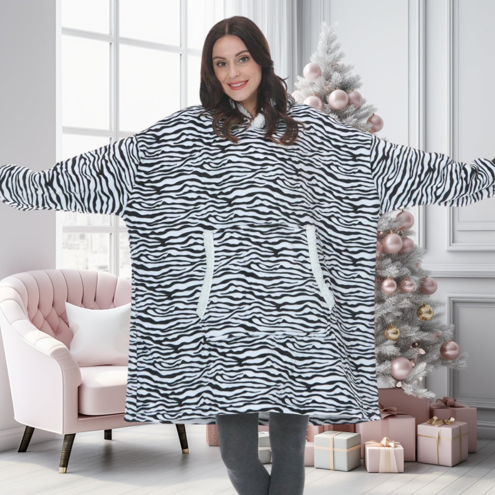 Enya - Damen Hoodie Decke Für Gemütliche Winterabende