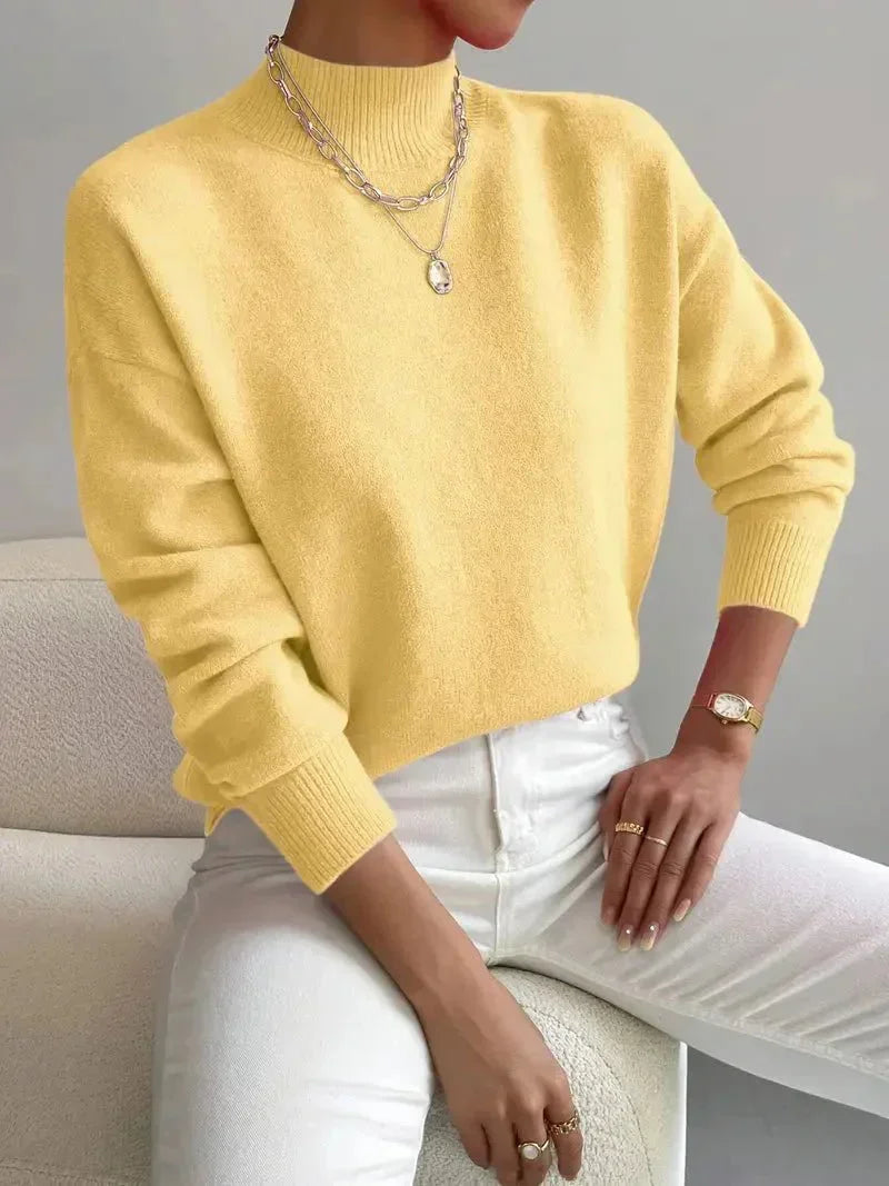 Petra – Lockere Damen Rollkragenpullover