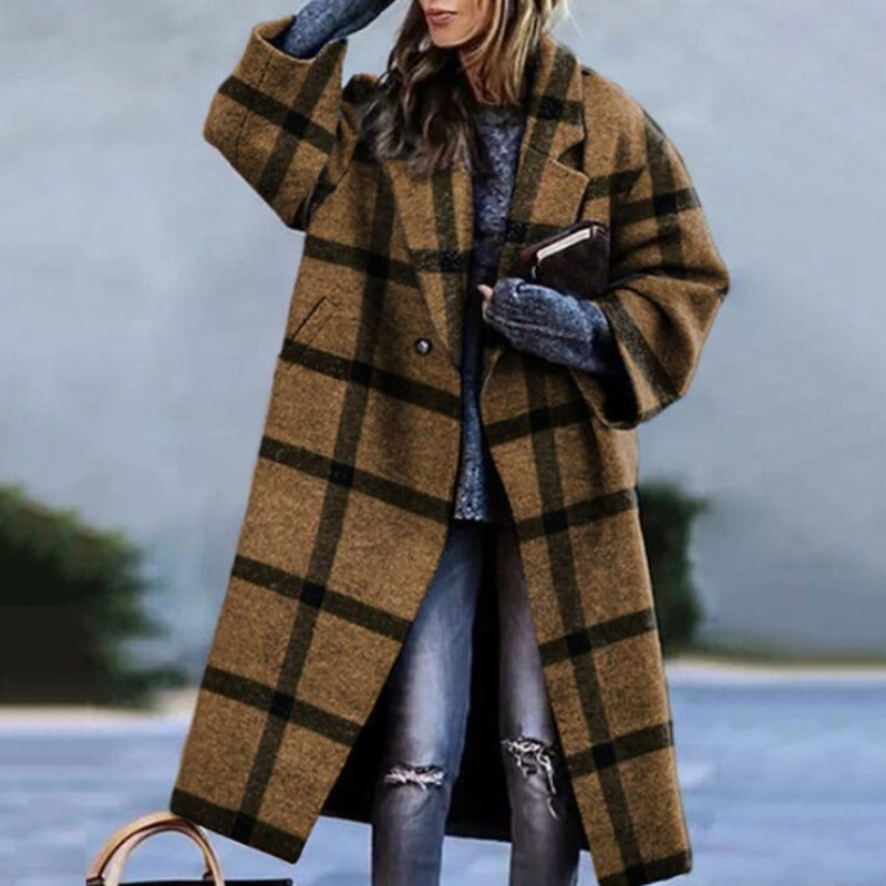 Antonia – Warmer Langer Trenchcoat Für Damen