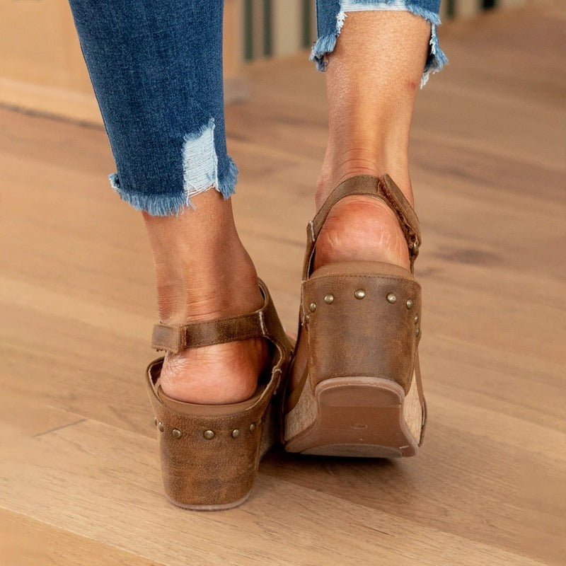 Lila - Orthopädische Ledersandalen