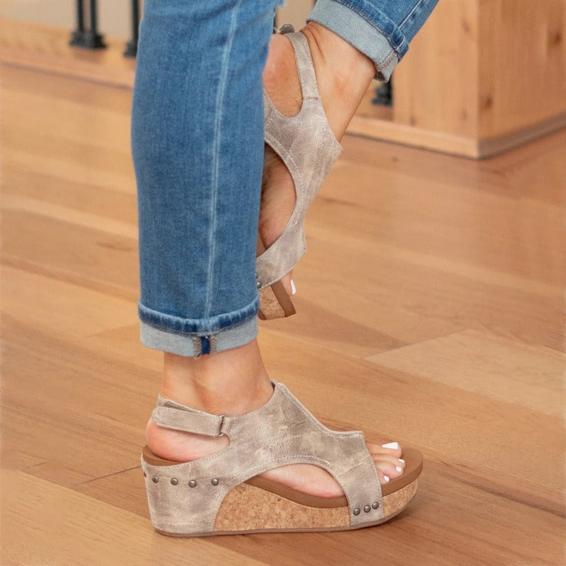 Lila - Orthopädische Ledersandalen