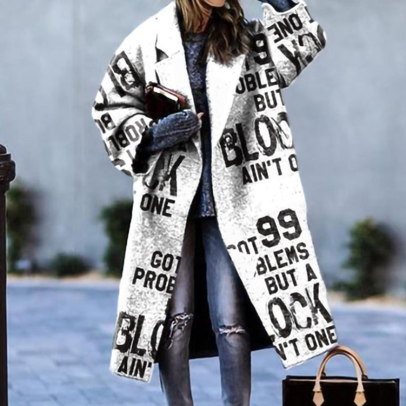 Antonia – Warmer Langer Trenchcoat Für Damen