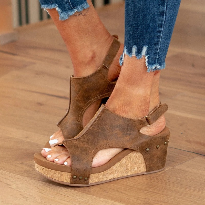 Lila - Orthopädische Ledersandalen