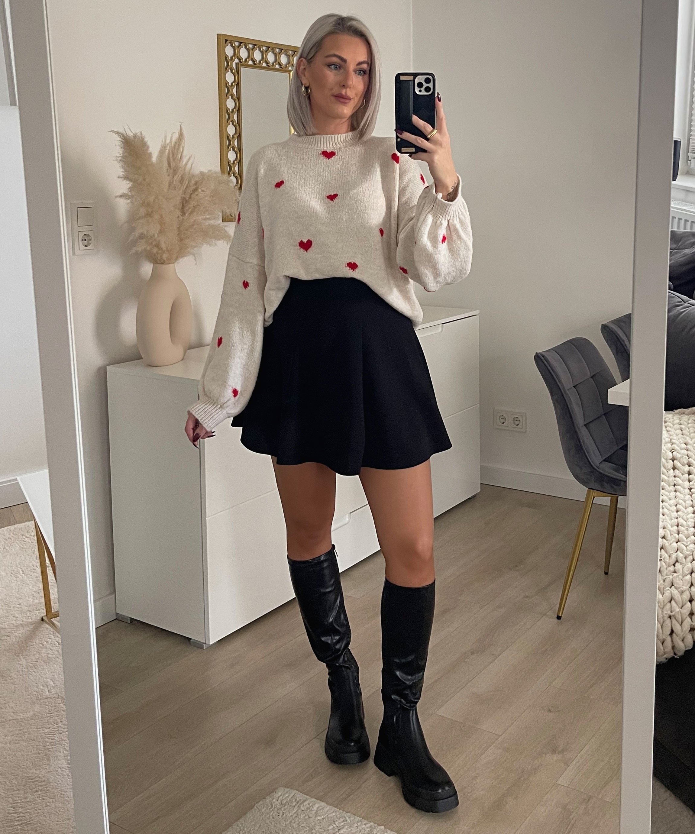 Joslin - Oversize Pullover Rot