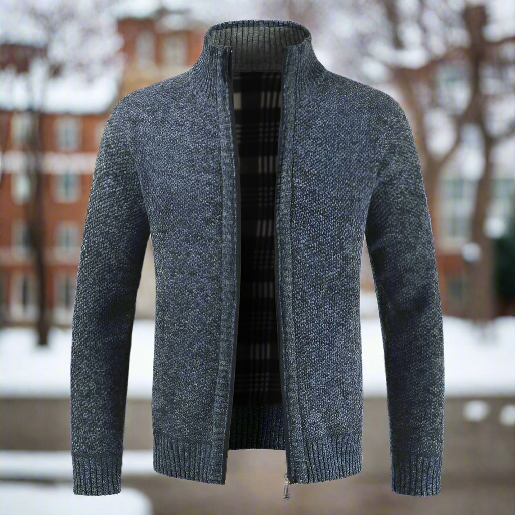Wilfried - Strickpullover aus Fleece für Alltag & Komfort
