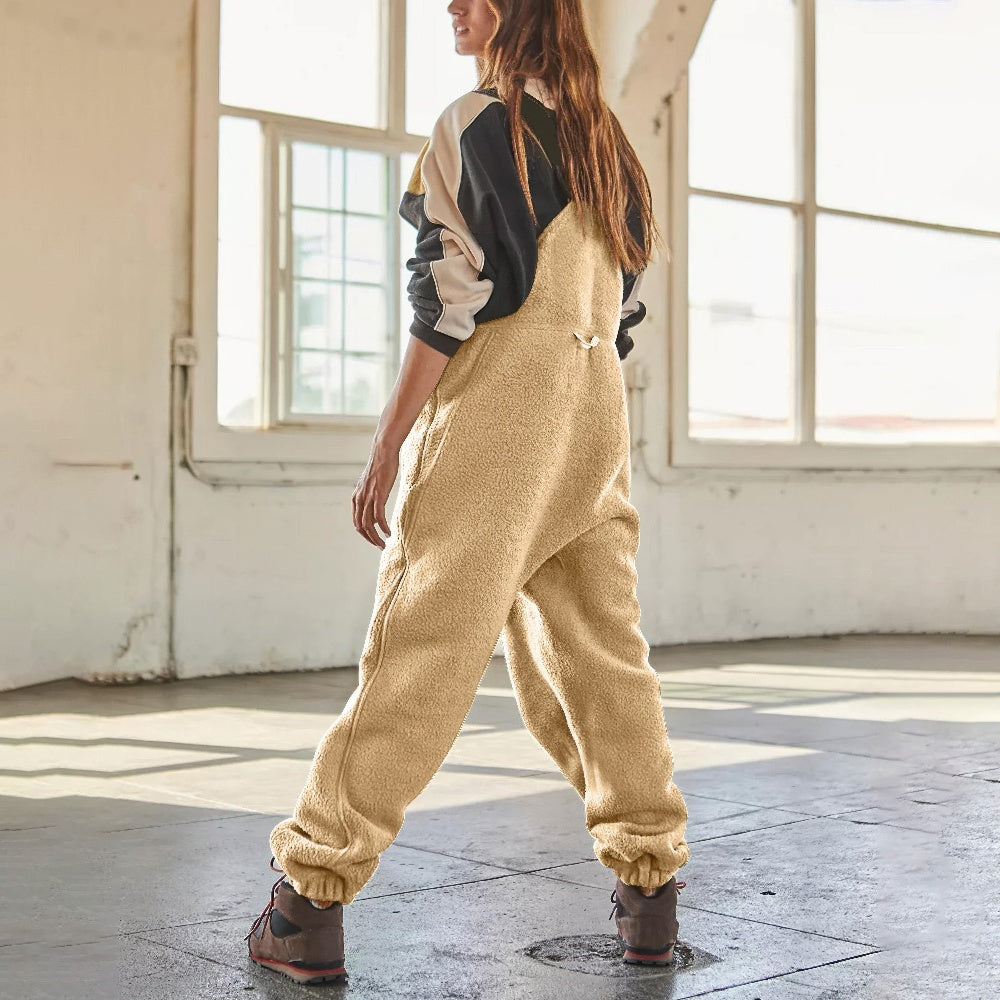 Catrin – Verstellbarer Cord-Fleece-Overall