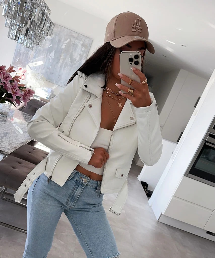 Tiara - Elegant Lederjacke