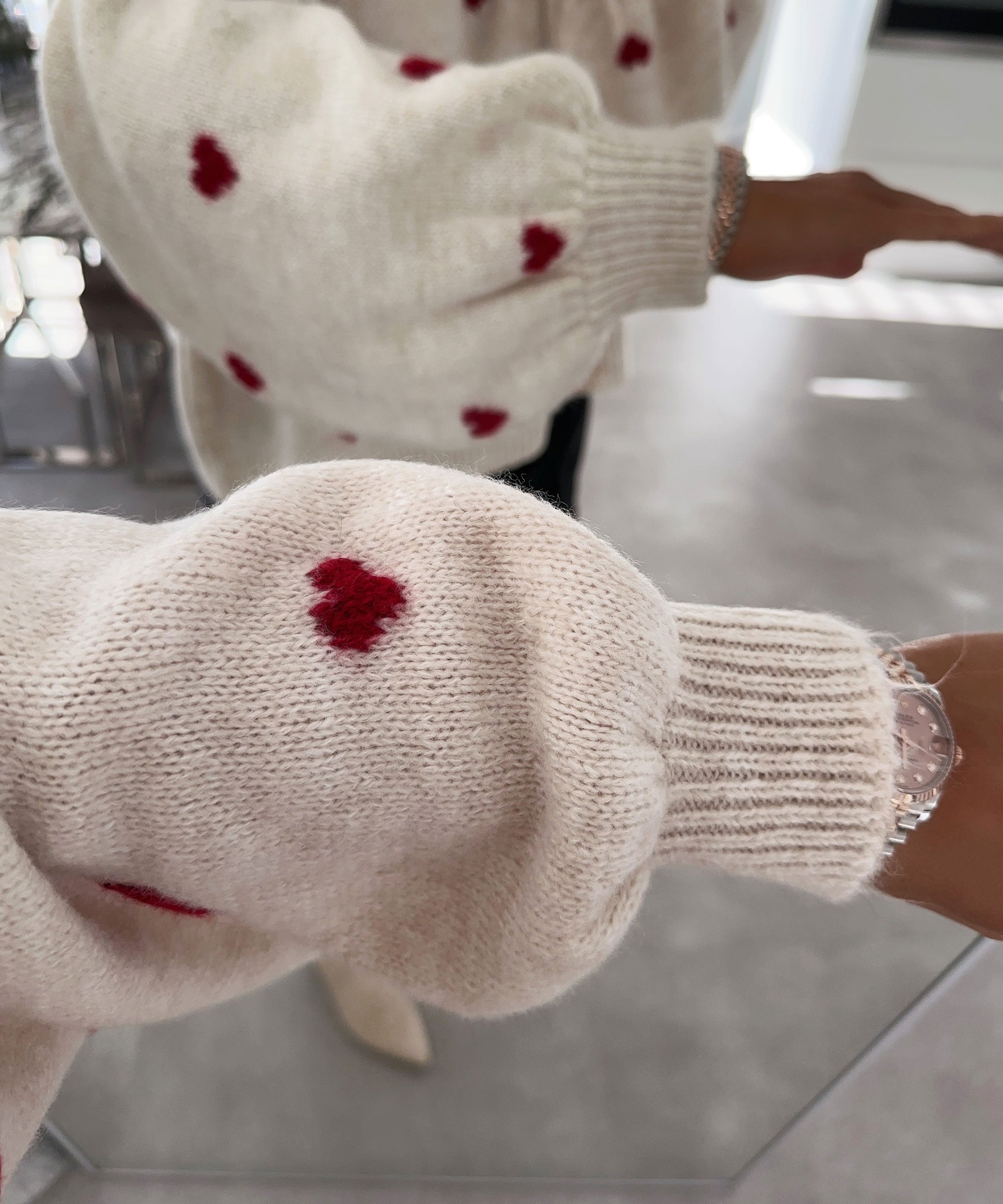Joslin - Oversize Pullover Rot
