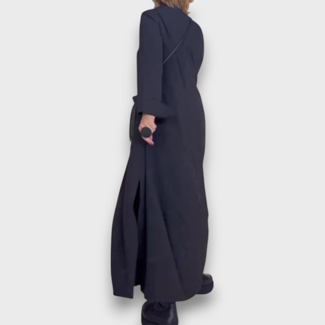 Ulrike – Zeitloses Hemdkleid Mit Maxi-Schnitt