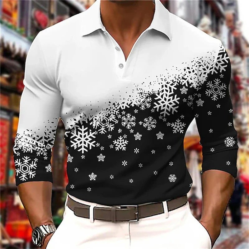 Maxy – Weihnachts-Polo mit langen Ärmeln