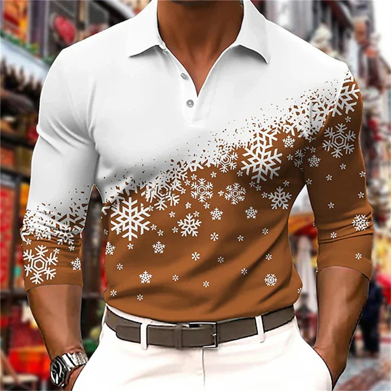 Maxy – Weihnachts-Polo mit langen Ärmeln