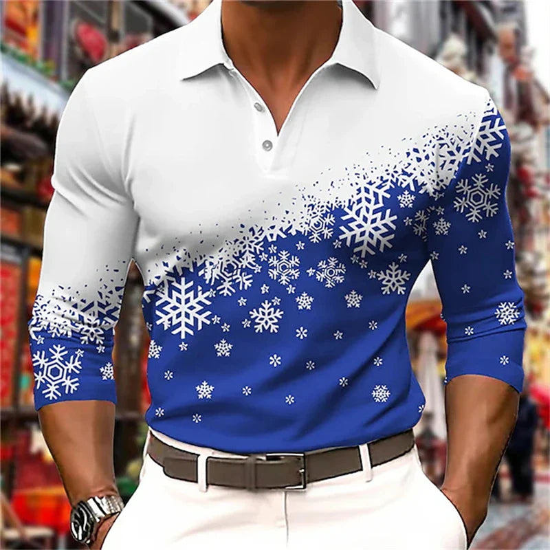 Maxy – Weihnachts-Polo mit langen Ärmeln