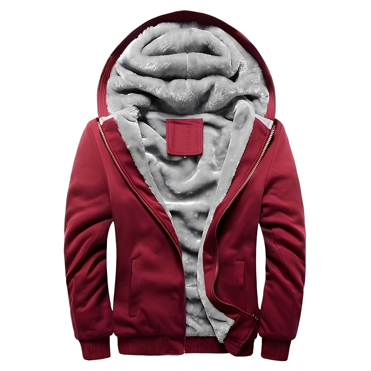 Enrikus - Herren Fleecejacke Mit Kapuze Warm