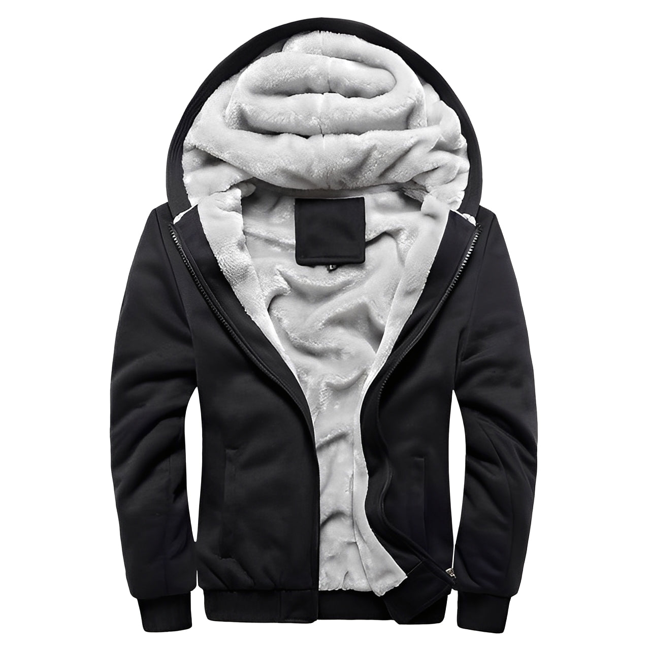 Enrikus - Herren Fleecejacke Mit Kapuze Warm