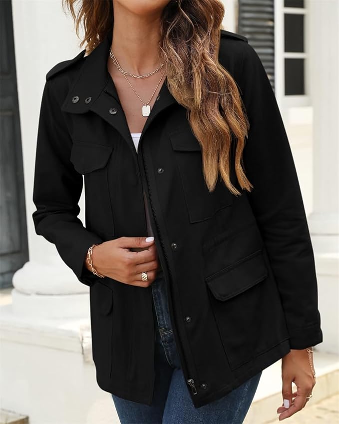 Alina – Moderne Jacke Mit Reißverschluss Für Damen