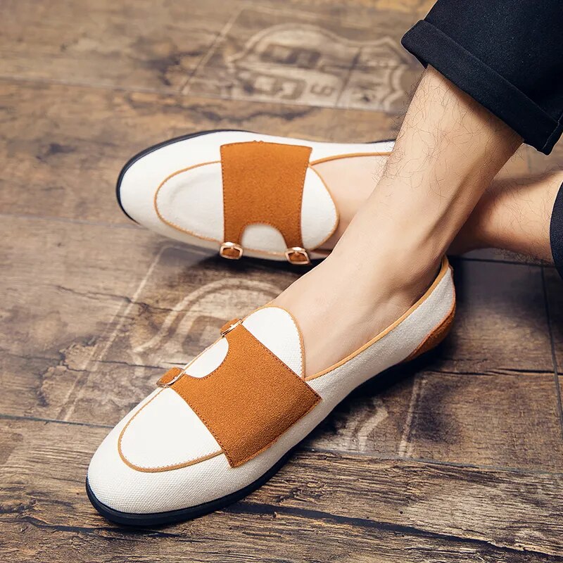 Jerome - Schuhe aus Canvas-Leder