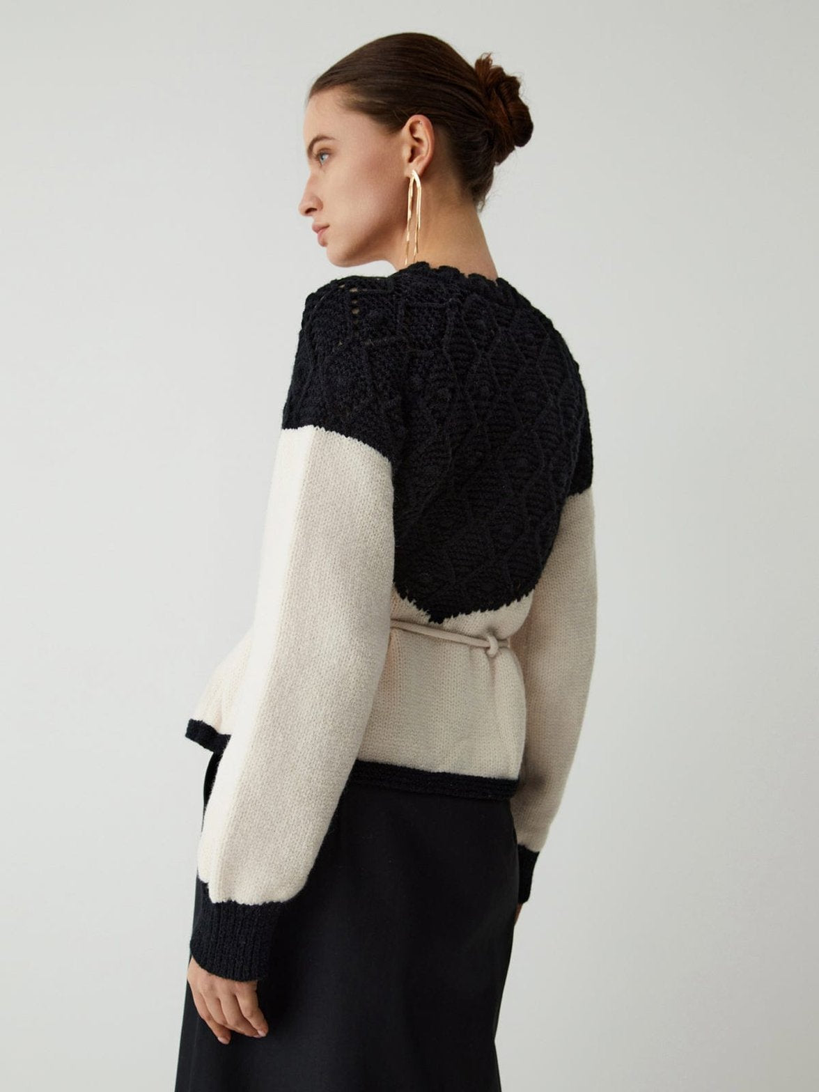Viktoria – Eleganter Bicolor-Strickpullover