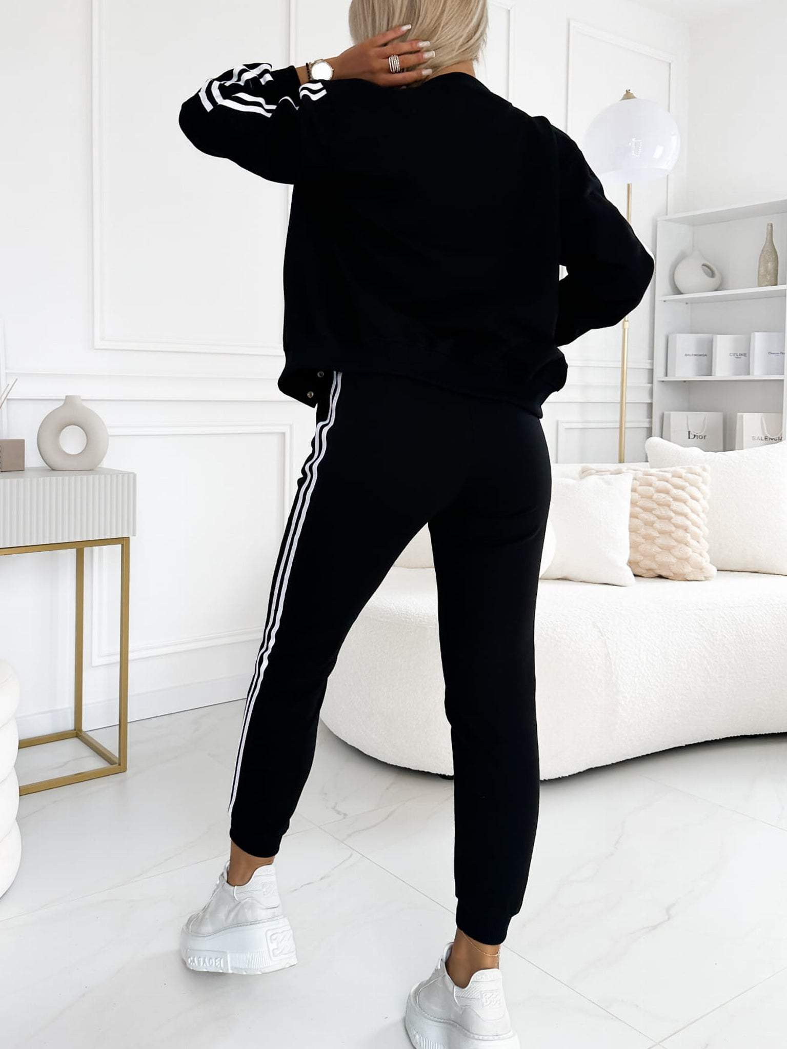 Valma - Set 3 Teilig Gestreift Jacke Modern