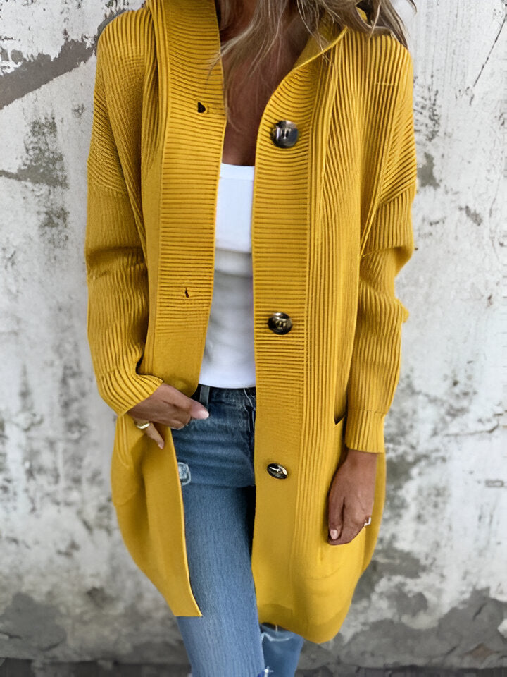 Blossom - Frühling/Herbst Kapuzen-Strickjacke