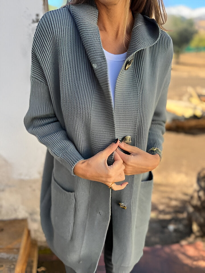 Blossom - Frühling/Herbst Kapuzen-Strickjacke