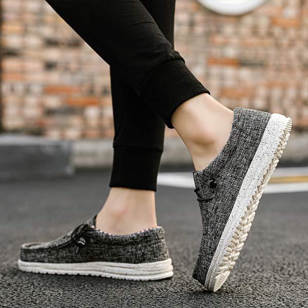 Georg – Freizeitschuhe Herren Denim Look Leicht Bequem