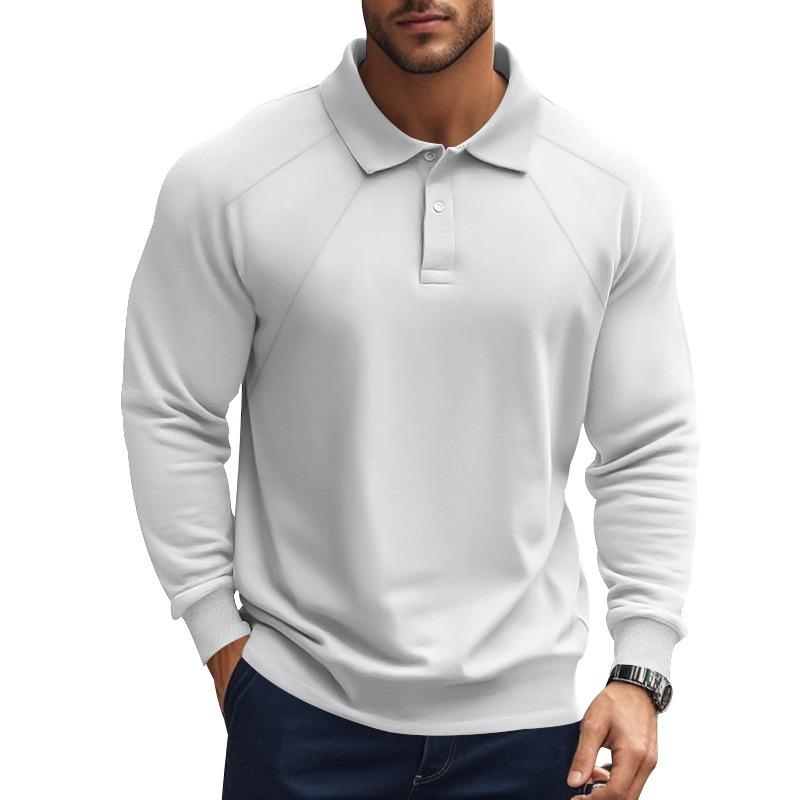 Robin – Poloshirt Herren Langarm Raglan Ärmel Lässig