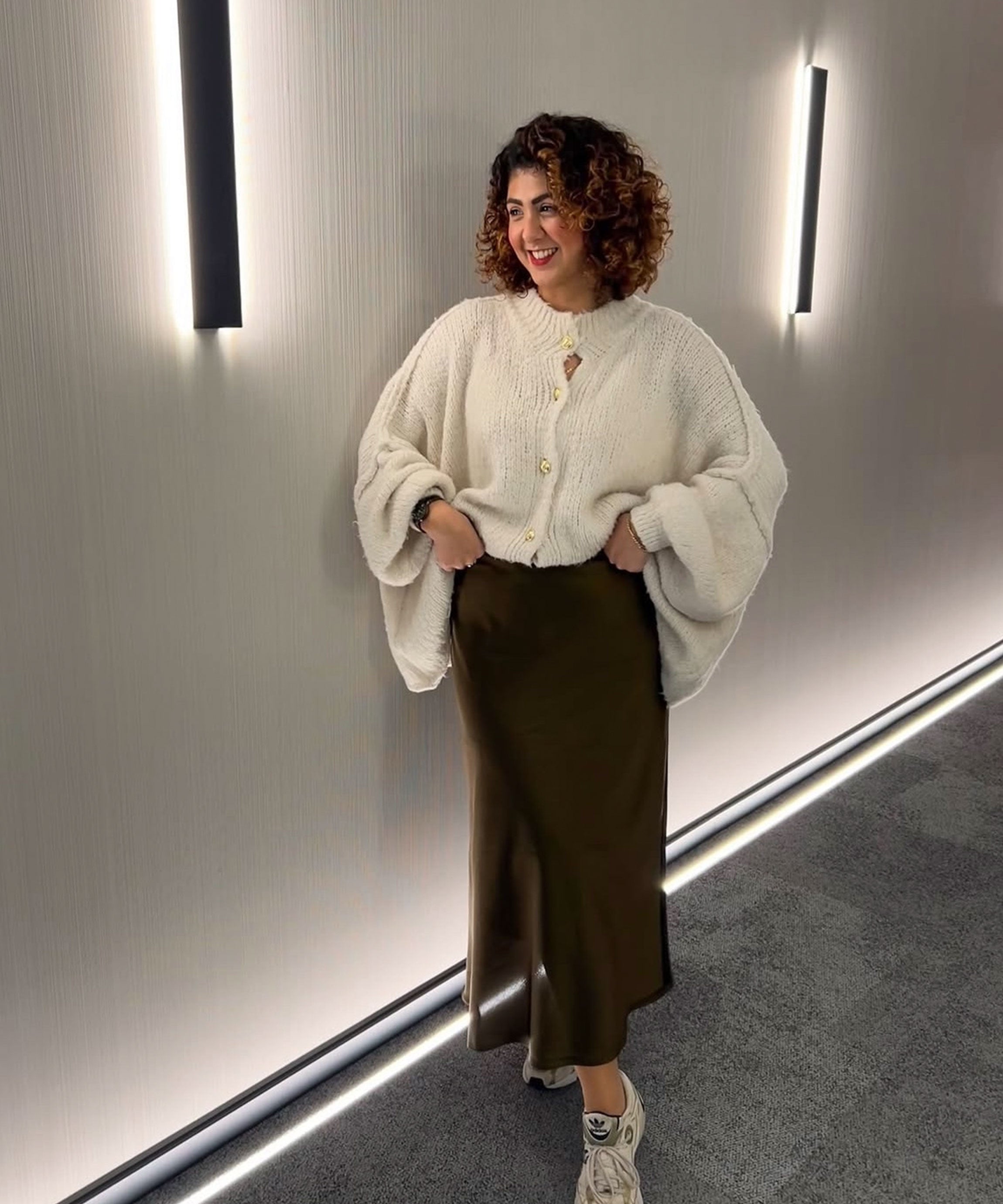 Valerie – Lässige Oversize-Strickjacke