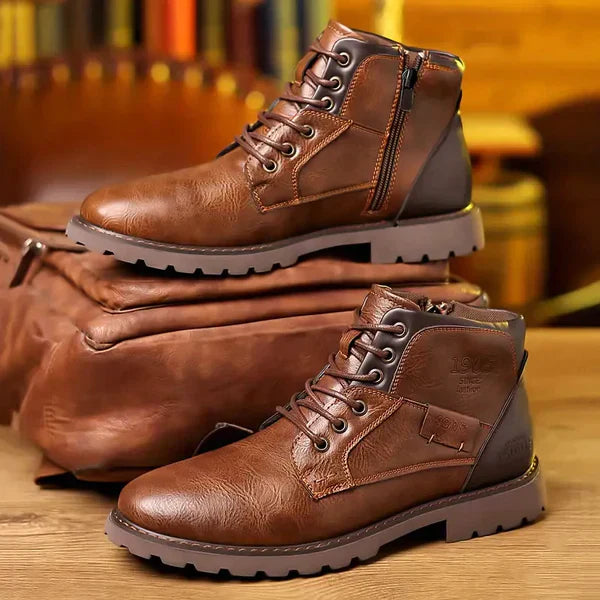 Charles - Schnürstiefel aus premium Leder