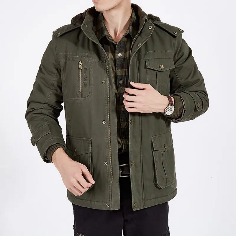 Gottlieb - Elegante Herren Wattierte Bomberjacke Modern