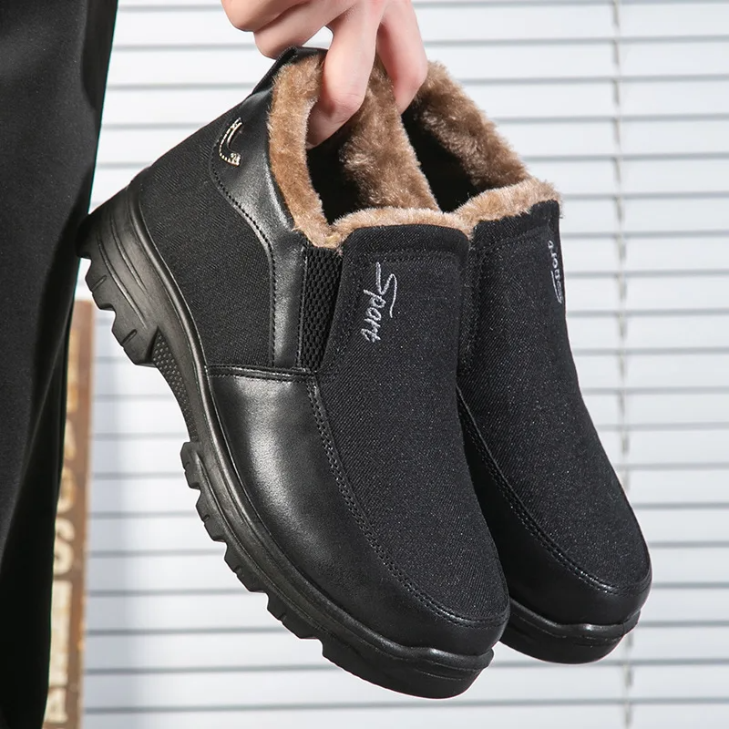 Brunold - Warme Herren Winterschuhe mit Fleecefutter