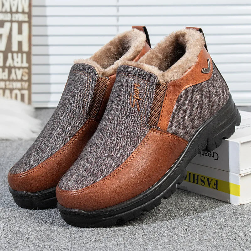 Brunold - Warme Herren Winterschuhe mit Fleecefutter