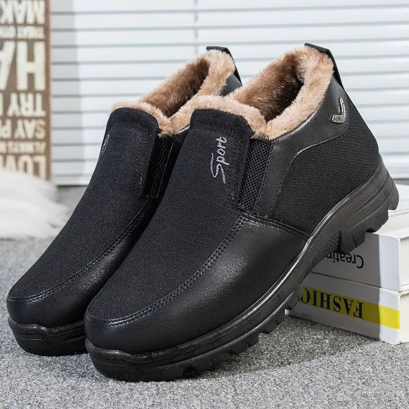 Brunold - Warme Herren Winterschuhe mit Fleecefutter